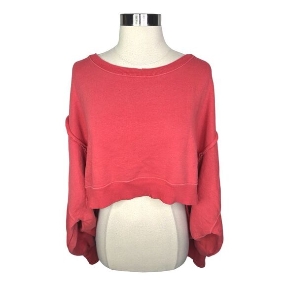 We The Free x Free People Camden Cropped Pullover - Size Medium - Picture 2 of 7